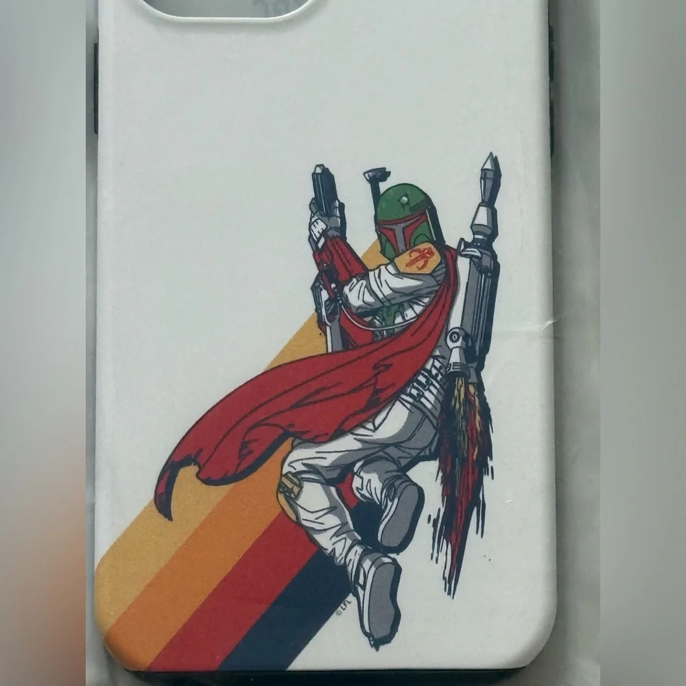 NWT Star Wars Boba Fett Retro Rainbow Case for iPhone 12 Pro Max